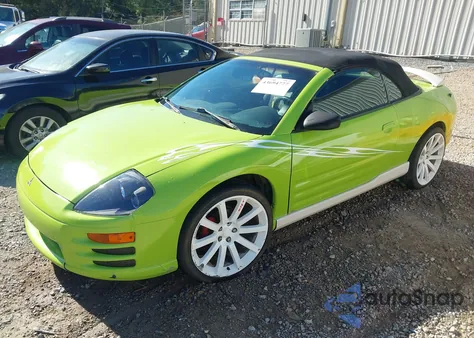 2001 Mitsubishi Eclipse Spyder Gt from USA, damaged, VIN 4A3AE55H21E006319